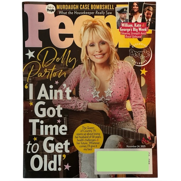 People Magazine Other - People Magazine November 24 2025 Dolly Parton Murdaugh Bombshell Prince William